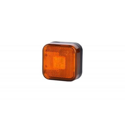 Lampa LED kwadratowa pomarańczowa odblask (LD097)