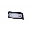 Lampa LED obrysowa owalna narożna biała (LD230)