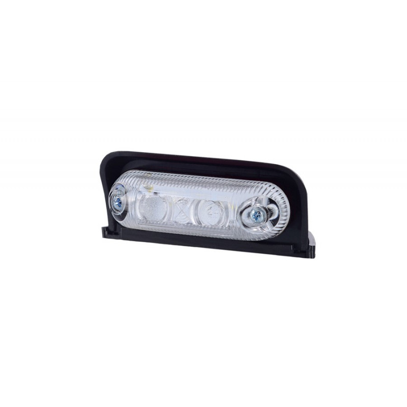 Lampa LED obrysowa owalna narożna biała (LD230)