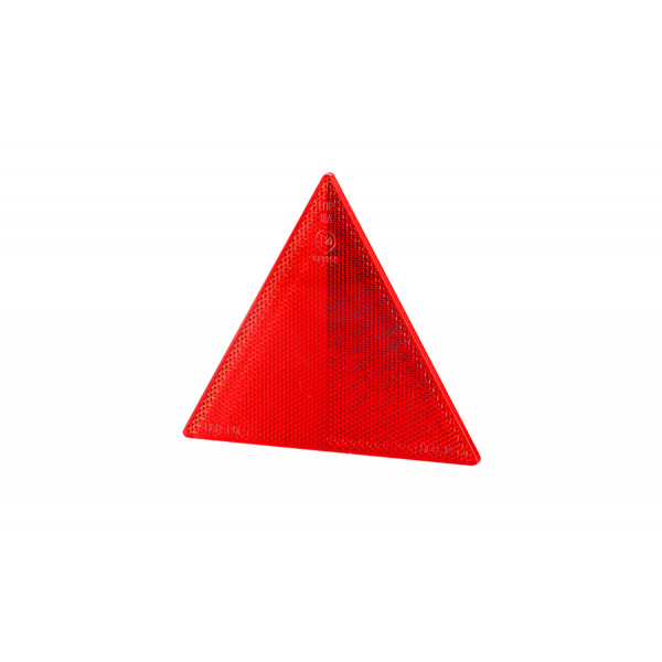 Triangular reflector red for 2 screws (UOT025)