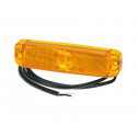 Lampa LED obrysowa boczna żółta 12/24V 40023901