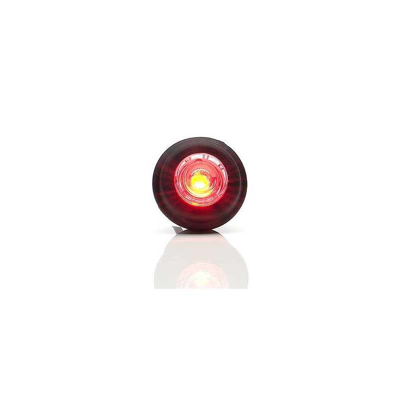 LED rear end-outline lamp round red W74.3 (669)