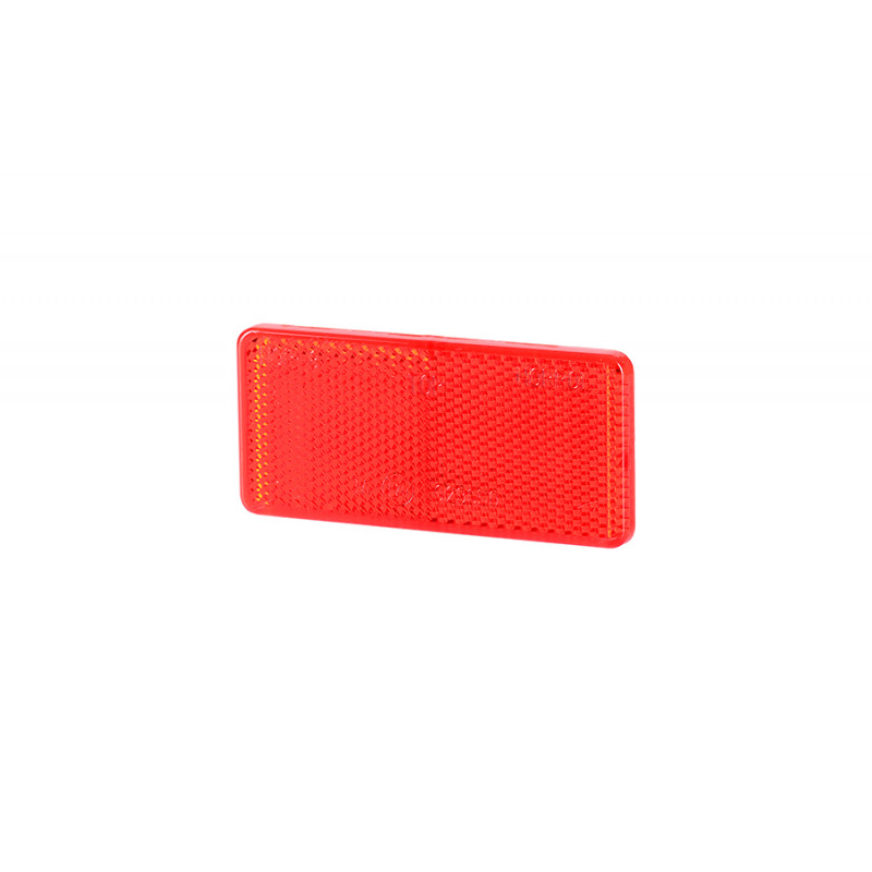 Odblask samoprzylepny czerwony 44x94 (UO031)