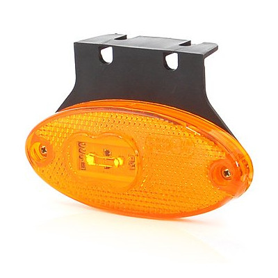 Lampa LED pozycyjna boczna owalna żółta (308Z)