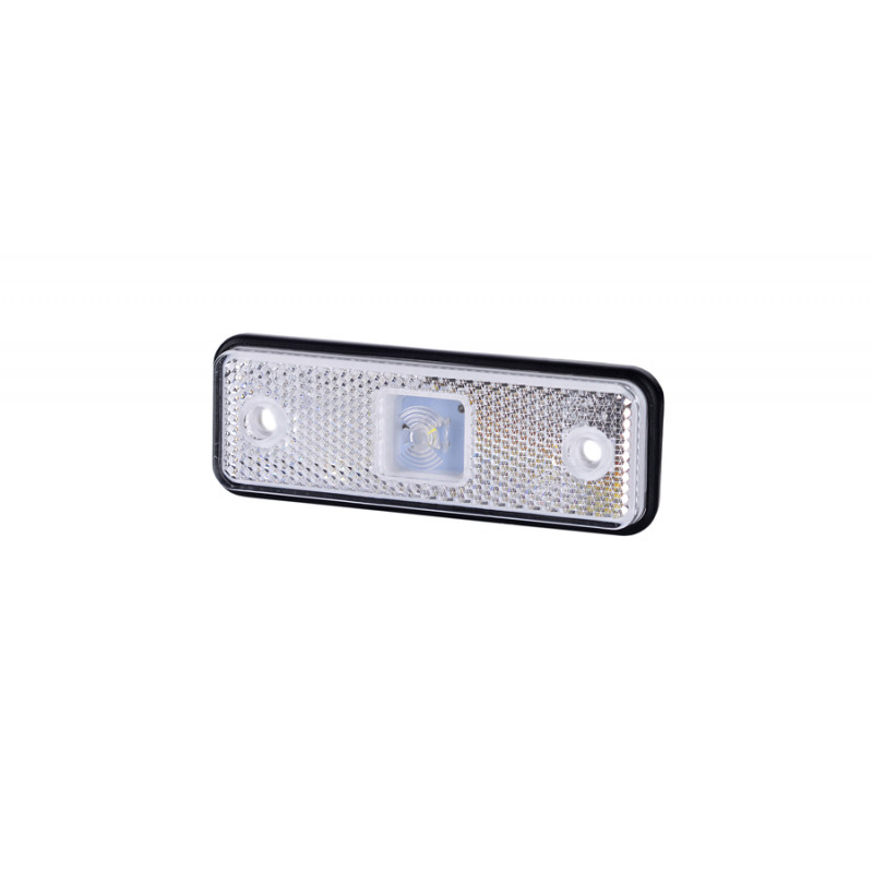 Front marker LED light with rubber pad white (LD525)