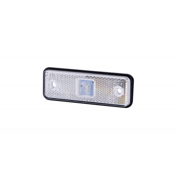 Front marker LED light with rubber pad white (LD525)