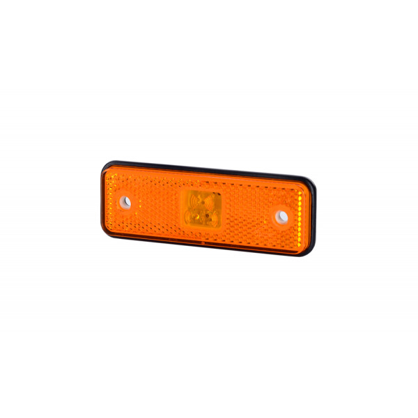 Lampa LED pozycyjna pomarańcz z podkładką (LD526)