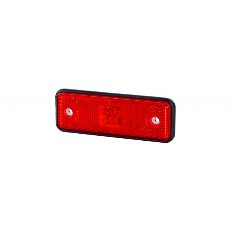 Lampa LED pozycyjna czerwona z podkładką (LD527)