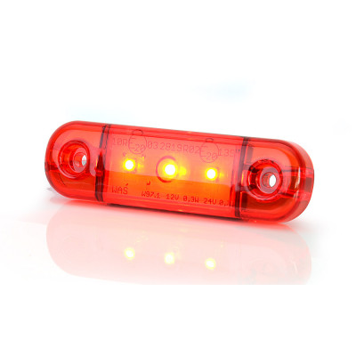 LED rear position lamp red 3LED (709)