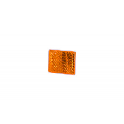 Reflective device self-adhesive 38x47 amber (UO235)