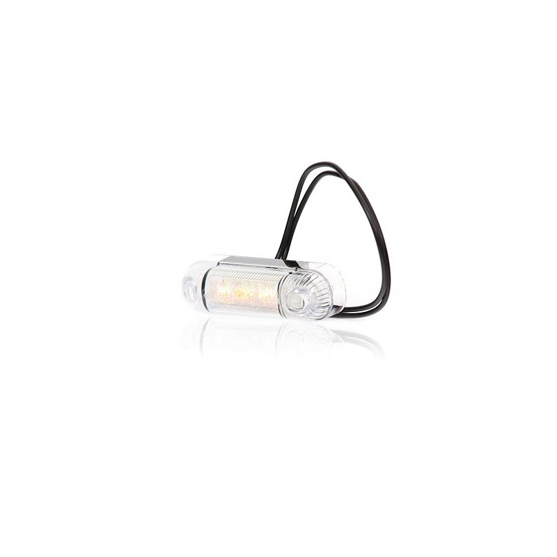 Lampa LED pozycyjna boczna biały klosz (281)