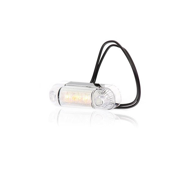 Lampa LED pozycyjna boczna biały klosz (281)