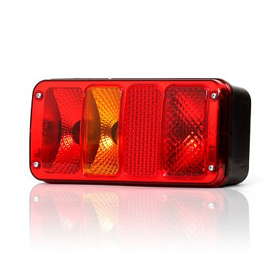 Lampa tylna z odblaskiem 6 funkcji LEWA (185)