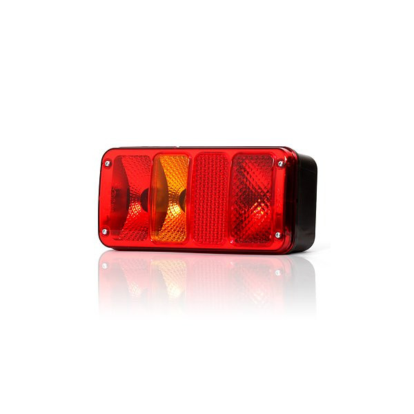 Rear lamp with reflector 6 functions LEFT (185)