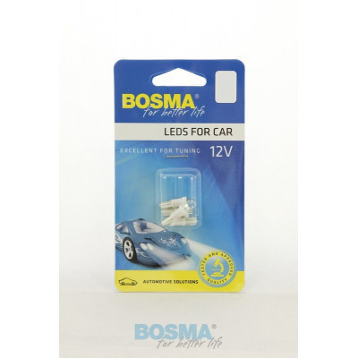Żarówka LED 12V T05 biała BOSMA 4szt. 3998