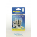 LED bulb 24V BA15S white standard BOSMA 2pcs 7255