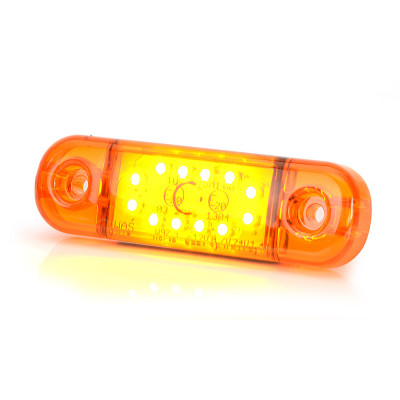 Lampa LED pozycyjna boczna 12LED SLIM 12V 24V 714