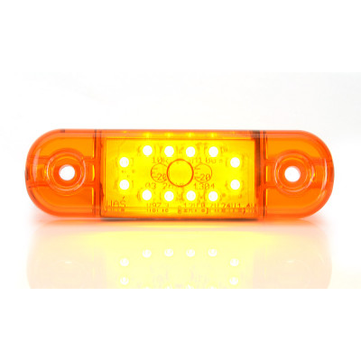 Lampa LED pozycyjna boczna 12LED SLIM 12V 24V 714