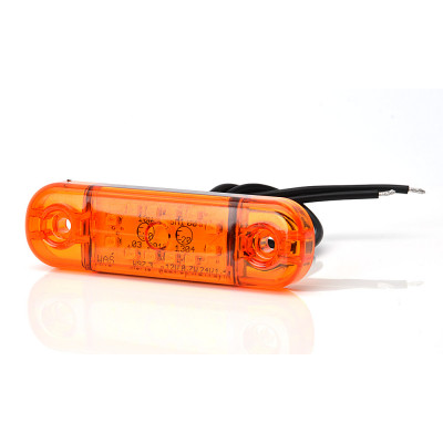 Lampa LED pozycyjna boczna 12LED SLIM 12V 24V 714