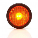 Lampa LED pozycyjna boczna żółta okrągła (654)