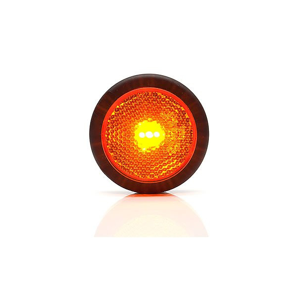LED side position lamp yellow round (680)