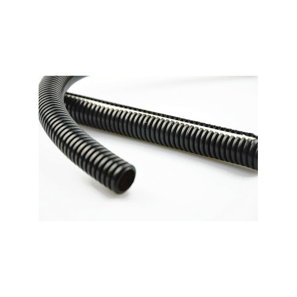 Corrugated pipe hose LDPE black 1m 12/9