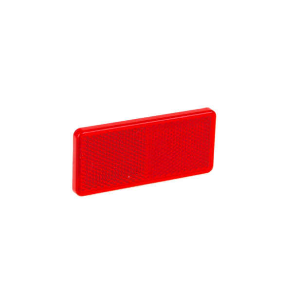 Reflective device 90x40 mm red DOB035C