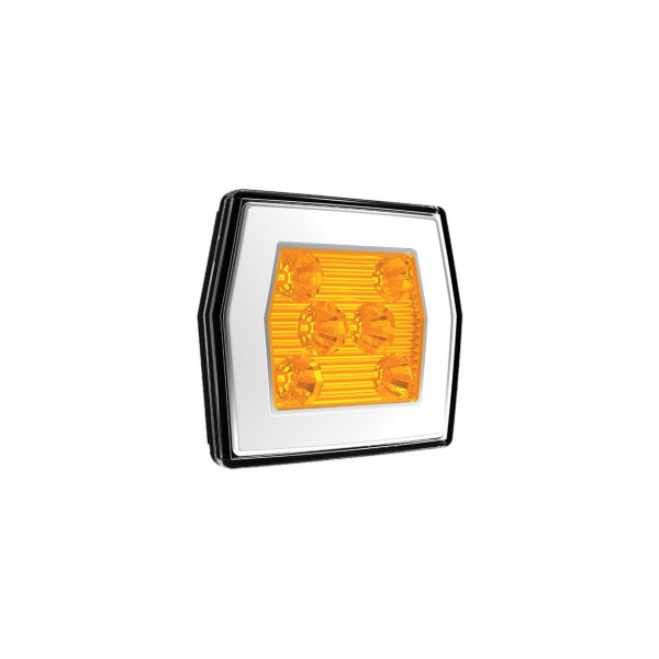 Lampa LED przednia 2 funkcje uniwersalna 12-36V FT125