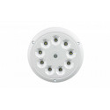 LED interior lighting lamp round with switch ALU LWD2153