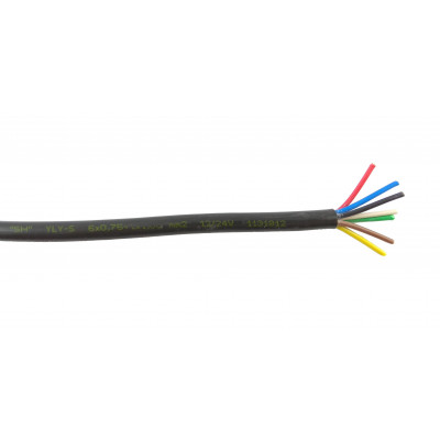 Przewód elektryczny 7-żyłowy PE6x0.75+1mm2