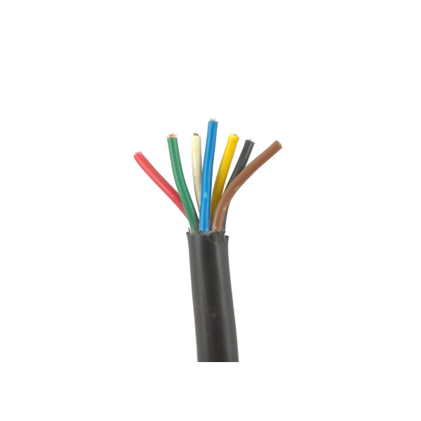 Electric wire 7-cores YLY 6x1+1,5mm2