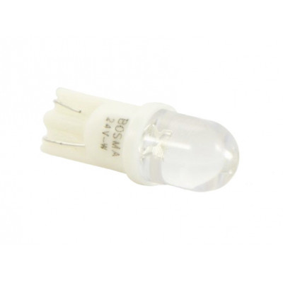LED bulb 24V T10 white standard BOSMA 2pcs 7408