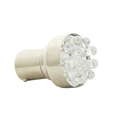 LED bulb 24V BA15S white standard BOSMA 2pcs 7057
