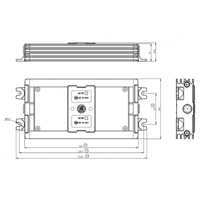 Moduł LED 5 świateł 12V 1419