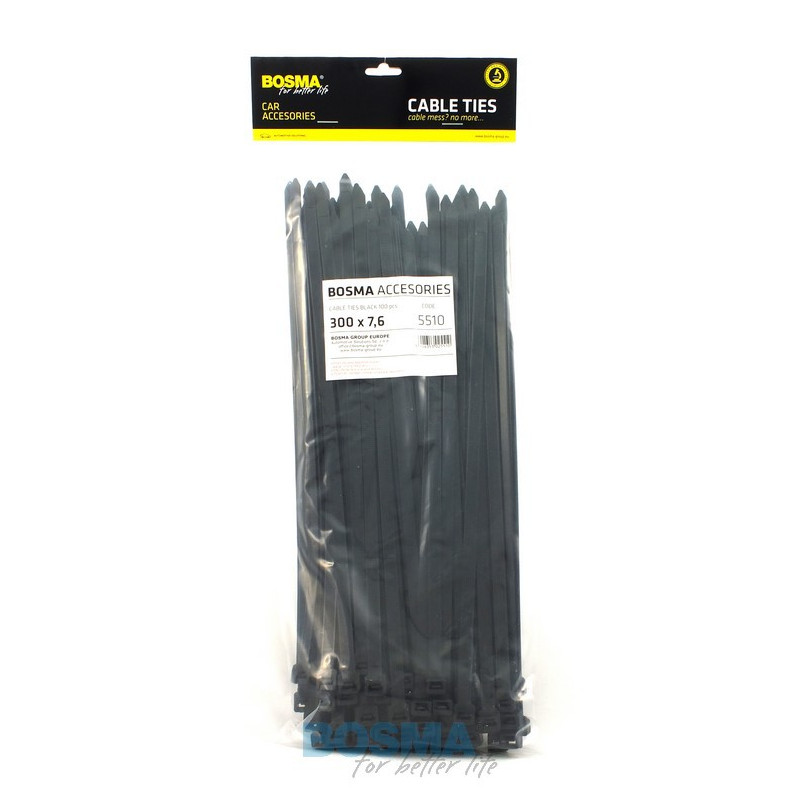 Cable ties 100pcs 7,6x300mm 5510