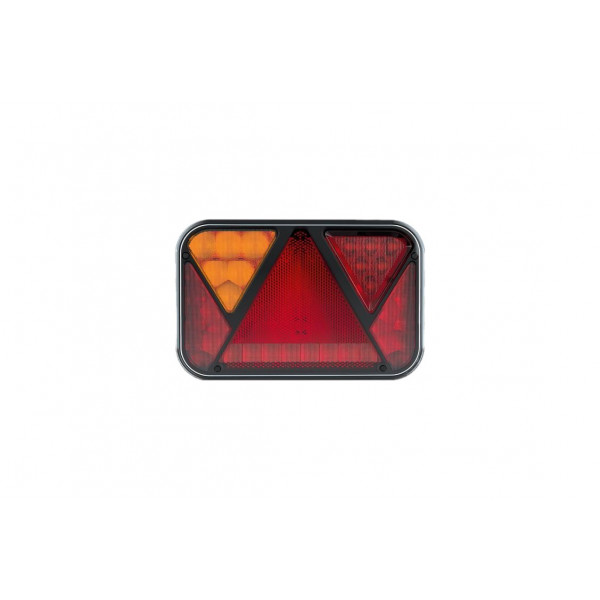 Universal LED rear lamp LEFT with reflector triangle 12V 6-functional FT-270L TB LED PM