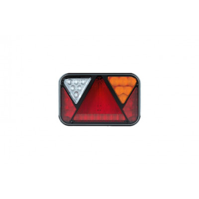 Universal LED rear lamp RIGHT with triangle 12V 6-functional FT-270P TB LED COF