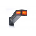Lampa LED zespolona pozycyjna przednio-tylno-boczna i kierunku jazdy prawa 12-24V 1454 P