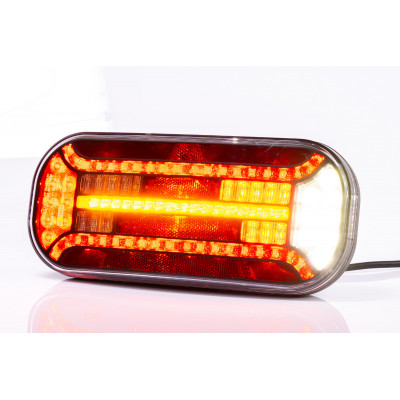 Lampa LED tylna uniwersalna PRAWA 6-funkcyjna 12-36V FT-610P