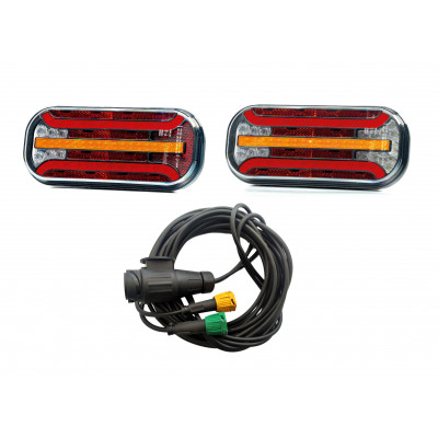 Zestaw LED oświetleniowy 2xFT-230 z wiązką 5m 13PIN