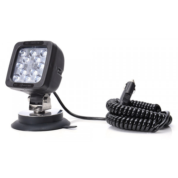 LED work lamp with switch magnet mount 12LED 7m cable W82 692.4