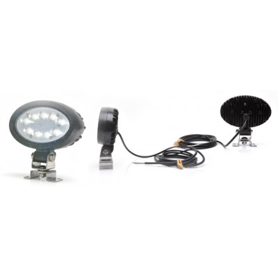 Lampa LED robocza 4000lm 9LED rozproszone 12-70V 1308
