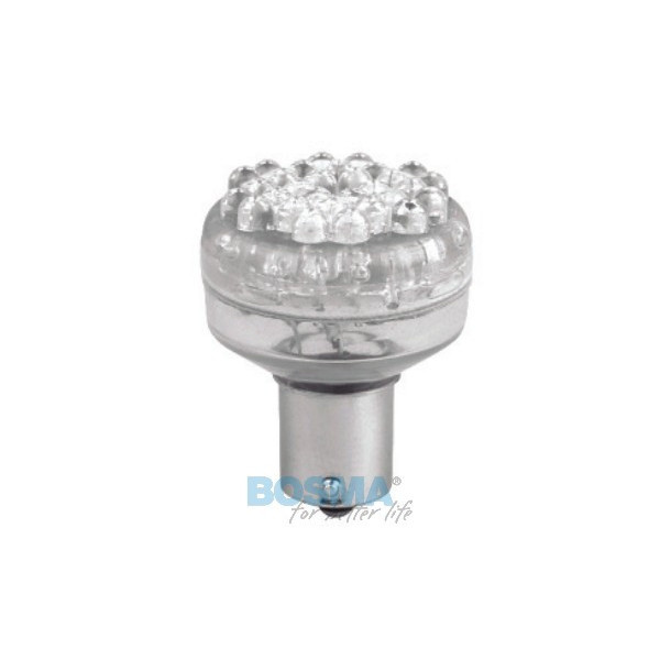 LED bulb 12V BAY15d WHITE 2pcs 3400