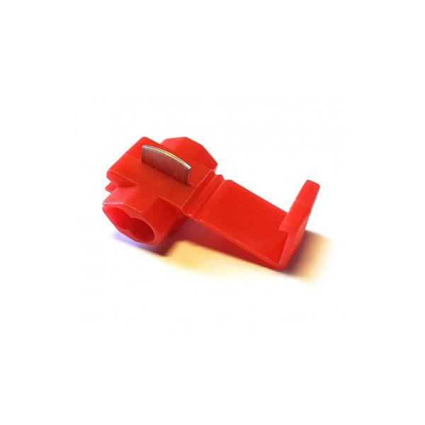 Electrical quick coupler type X, 0,25-1mm2, isolation colour red TKX-03KB