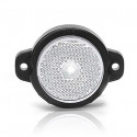 Lampa LED obrysowa przednia biała okrągła (650)