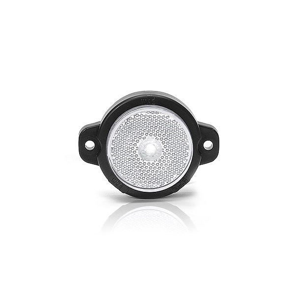 Lampa LED obrysowa przednia biała okrągła (650)