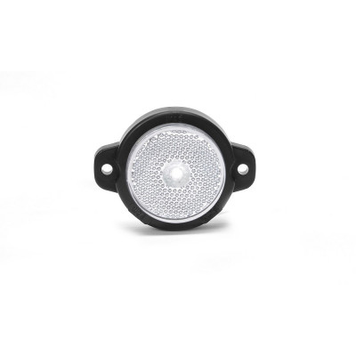 Lampa LED obrysowa przednia biała okrągła (650)