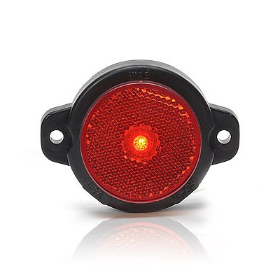 Lampa LED obrysowa tylna czerwona okrągła (652)