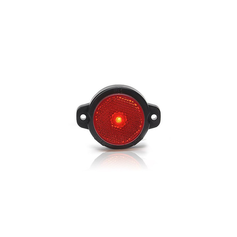 Lampa LED obrysowa tylna czerwona okrągła (652)