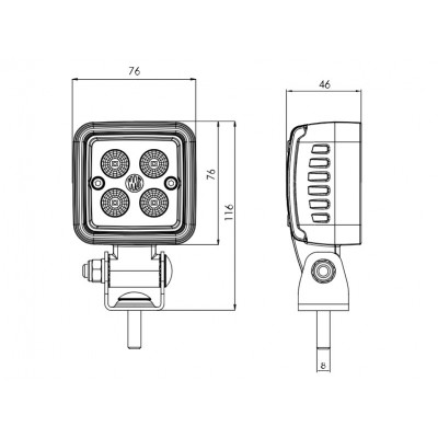 LED-Arbeitsleuchte 2700lm fokussiert (2169)